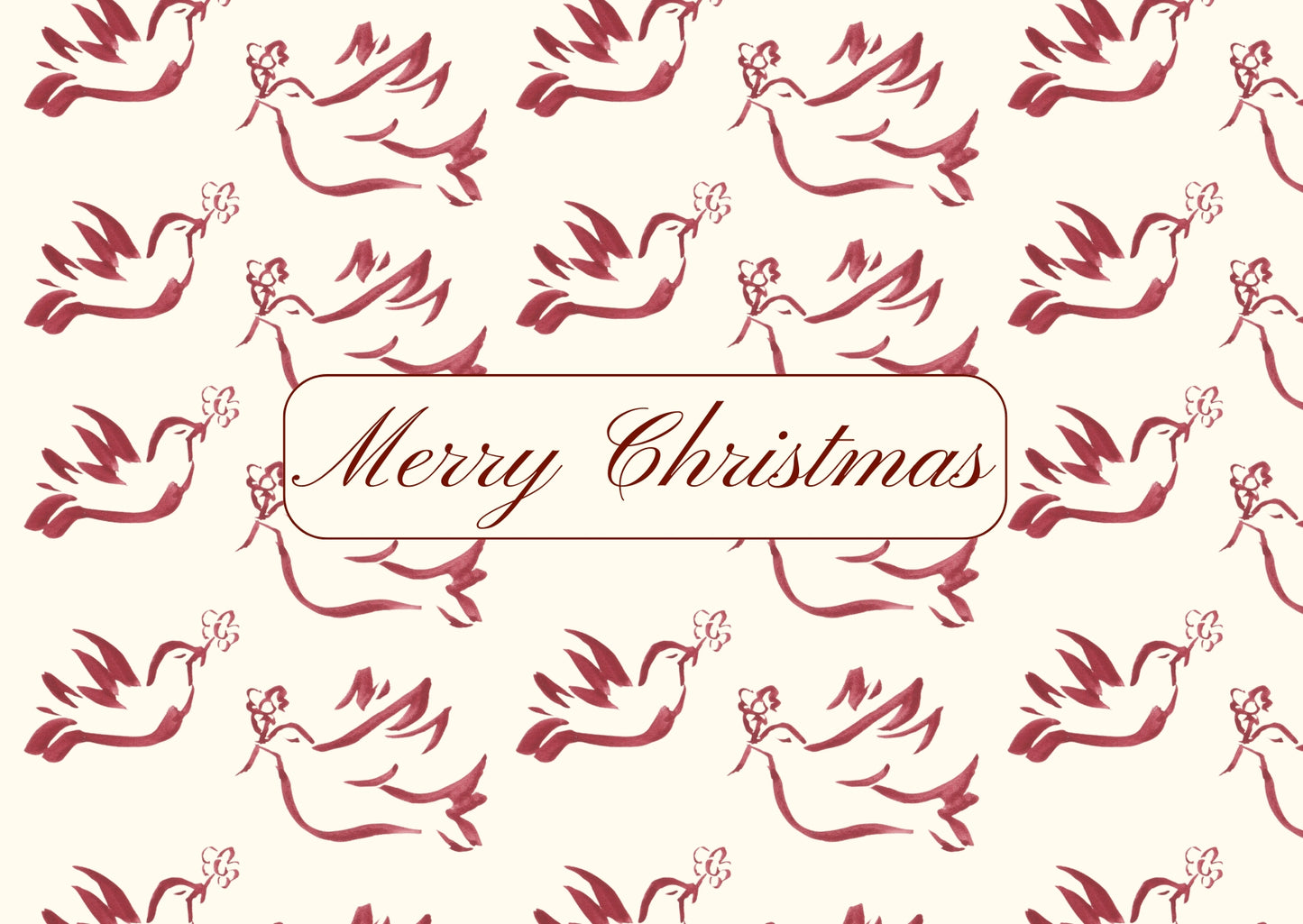 Digital Download: Christmas Card Template